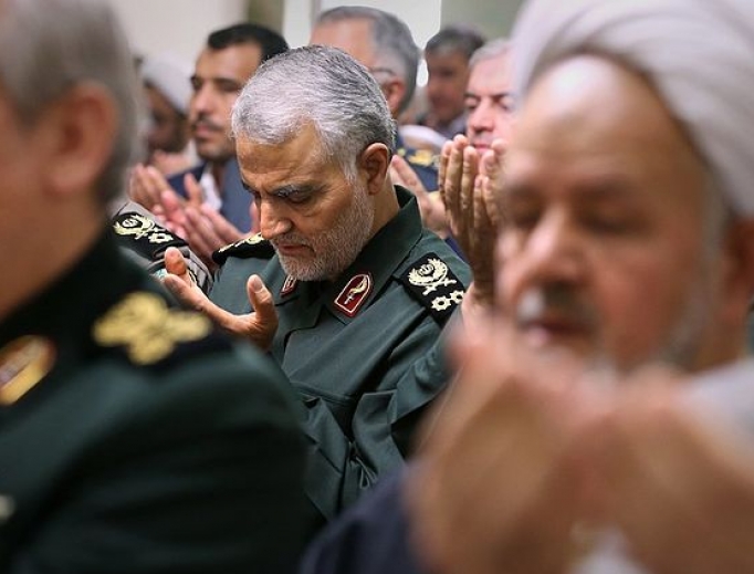 Iran’s head of the Islamic Revolutionary Guard Corps-Quds Force, Qasem Soleimani, April, 2016. Iran’s head of the Islamic Revolutionary Guard Corps-Quds Force, Qasem Soleimani, April, 2016.