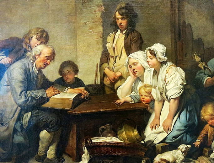 Jean-Baptiste Greuze, “Reading the Bible,” 1755 Jean-Baptiste Greuze, “Reading the Bible,” 1755