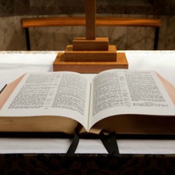 An open Bible An open Bible