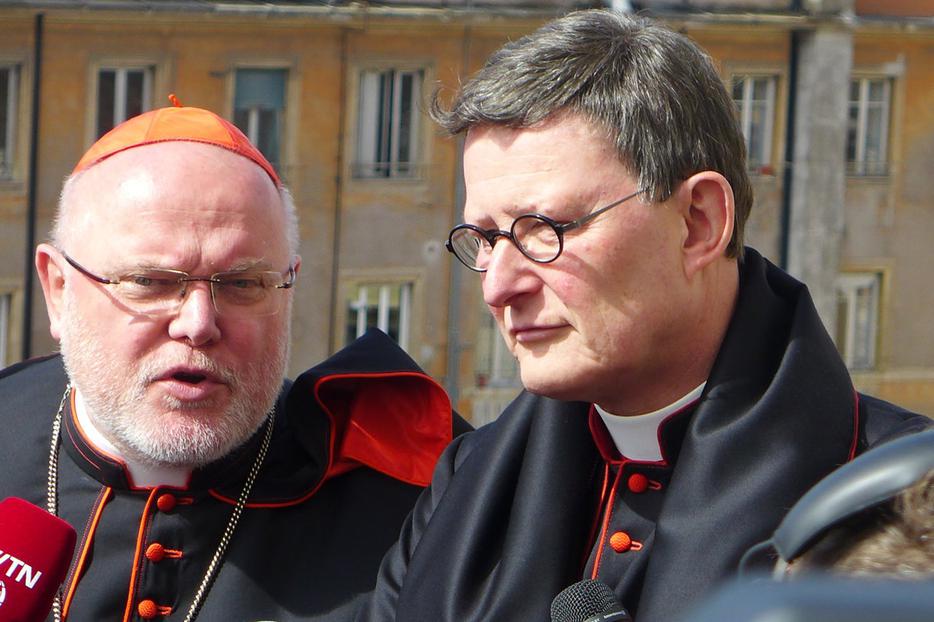 Cardinal Reinhard Marx of Munich and Freising and Cardinal Rainer Woelki of Cologne in Rome, Italy on March 14, 2013. Cardinal Reinhard Marx of Munich and Freising and Cardinal Rainer Woelki of Cologne in Rome, Italy on March 14, 2013.