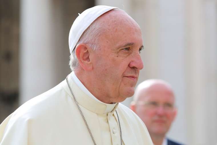 Pope Francis arrives in St. Peter's Square for the general audience Sept. 21, 2016. Pope Francis arrives in St. Peter's Square for the general audience Sept. 21, 2016.