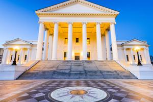 Statehouse of Virginia in Richmond. Statehouse of Virginia in Richmond.