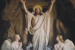The Resurrection by Carl Heinrich Bloch, 1881 The Resurrection by Carl Heinrich Bloch, 1881