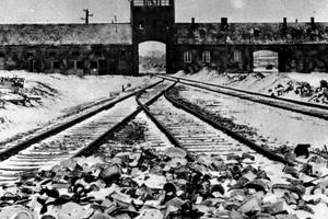 The entrance to Auschwitz. The entrance to Auschwitz.