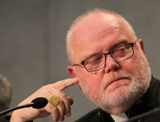 Cardinal Reinhard Marx attends a news conference at the Vatican Press Office on Oct. 17, 2014. Cardinal Reinhard Marx attends a news conference at the Vatican Press Office on Oct. 17, 2014.