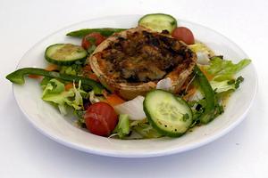 An ‘Ember Day’ pie, from a 14th-century English recipe found in the John Rylands Library in Manchester.
An ‘Ember Day’ pie, from a 14th-century English recipe found in the John Rylands Library in Manchester.