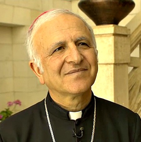 Auxiliary Bishop William Shomali of Jerusalem speaks with CNA on May 26. Auxiliary Bishop William Shomali of Jerusalem speaks with CNA on May 26.