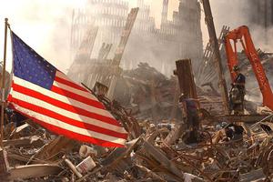 American flag at Ground Zero
American flag at Ground Zero