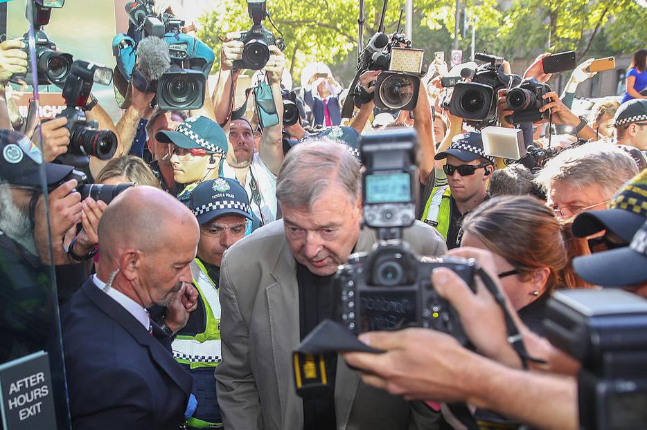 Cardinal George Pell arrives at Melbourne County Court Feb. 27 in Melbourne, Australia. Cardinal Pell was found guilty Dec. 11, but the result was subject to a suppression order and was only able to be reported since Tuesday.
Cardinal George Pell arrives at Melbourne County Court Feb. 27 in Melbourne, Australia. Cardinal Pell was found guilty Dec. 11, but the result was subject to a suppression order and was only able to be reported since Tuesday.