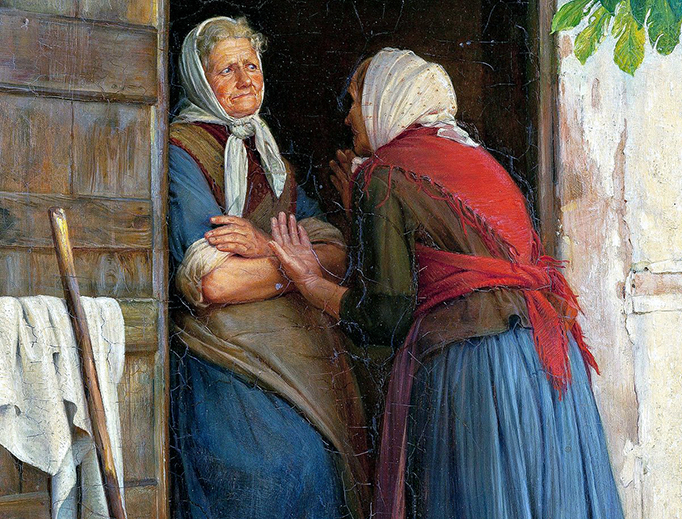 Carl Bloch (1834-1890), “Two Wives” Carl Bloch (1834-1890), “Two Wives”