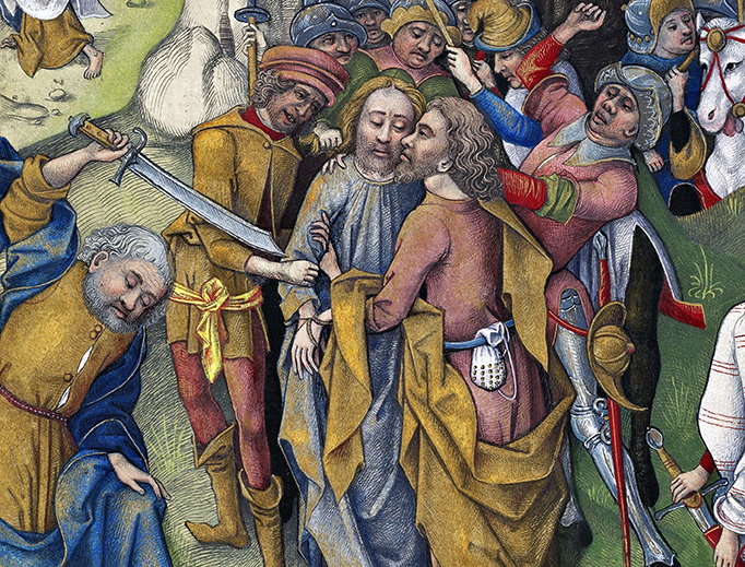 Israel von Meckenem, “The Kiss of Judas Iscariot,” 15th century Israel von Meckenem, “The Kiss of Judas Iscariot,” 15th century