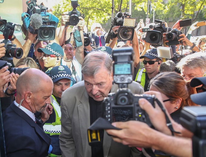 Cardinal George Pell arrives at Melbourne County Court Feb. 27 in Melbourne, Australia. Cardinal George Pell arrives at Melbourne County Court Feb. 27 in Melbourne, Australia.