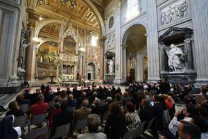 Pope Francis addresses participants in a training course promoted by the Roman Rota at the Archbasilica of St. John Lateran Sept. 27. Pope Francis addresses participants in a training course promoted by the Roman Rota at the Archbasilica of St. John Lateran Sept. 27.