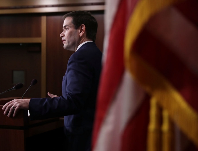 Sen. Marco Rubio, R-Fla., hold a news conference about his and Rep. Ann Wagner's proposed paid family-leave bills during a news conference at the U.S. Capitol Aug. 2. Rubio and Wagner, R-Mo., are promoting different plans that would allow people to borrow against their Social Security savings to supplement their income while taking time away from work for family leave. In addition, U.S. Sen. Kirsten Gillibrand, D-N.Y., is sponsoring the FAMILY Act.
Sen. Marco Rubio, R-Fla., hold a news conference about his and Rep. Ann Wagner's proposed paid family-leave bills during a news conference at the U.S. Capitol Aug. 2. Rubio and Wagner, R-Mo., are promoting different plans that would allow people to borrow against their Social Security savings to supplement their income while taking time away from work for family leave. In addition, U.S. Sen. Kirsten Gillibrand, D-N.Y., is sponsoring the FAMILY Act.