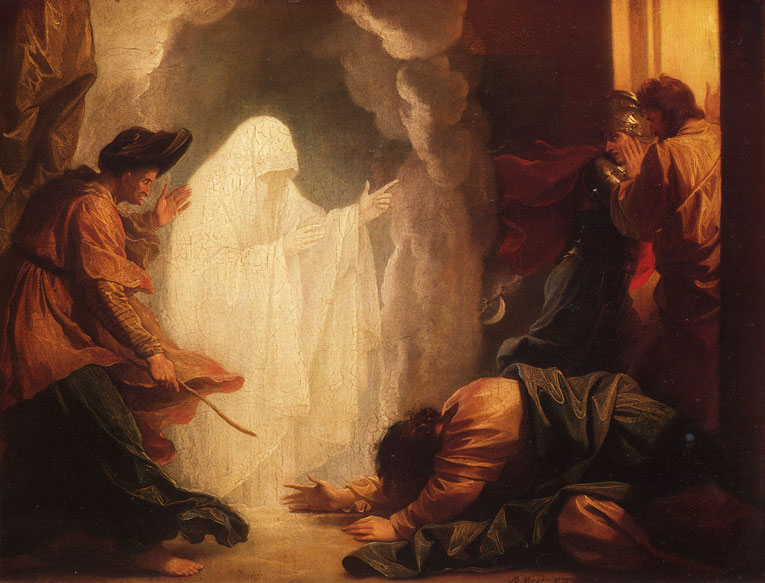 Benjamin West, “Saul and the Witch of Endor” (1777) Benjamin West, “Saul and the Witch of Endor” (1777)