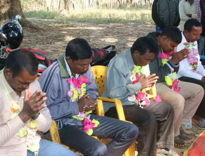 Prayer follows the release of the last of the seven Christians. Prayer follows the release of the last of the seven Christians.