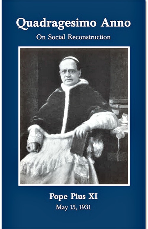 Pope Pius XI addressed the principle of subsidiarity in his 1931 encyclical, Quadragesimo Anno. Pope Pius XI addressed the principle of subsidiarity in his 1931 encyclical, Quadragesimo Anno.