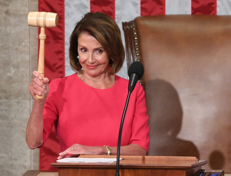 House Speaker Nancy Pelosi, D-Calif., holds the gavel during the opening session of the 116th Congress in Washington Jan. 3. ‘We will make America fairer by passing the Equality Act to end discrimination against the LGBTQ community,’ she said.
House Speaker Nancy Pelosi, D-Calif., holds the gavel during the opening session of the 116th Congress in Washington Jan. 3. ‘We will make America fairer by passing the Equality Act to end discrimination against the LGBTQ community,’ she said.