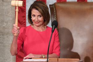 House Speaker Nancy Pelosi, D-Calif., holds the gavel during the opening session of the 116th Congress in Washington Jan. 3. ‘We will make America fairer by passing the Equality Act to end discrimination against the LGBTQ community,’ she said.
House Speaker Nancy Pelosi, D-Calif., holds the gavel during the opening session of the 116th Congress in Washington Jan. 3. ‘We will make America fairer by passing the Equality Act to end discrimination against the LGBTQ community,’ she said.