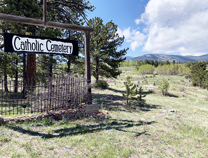 The 19th-century cemetery in Central City, Colorado. The 19th-century cemetery in Central City, Colorado.