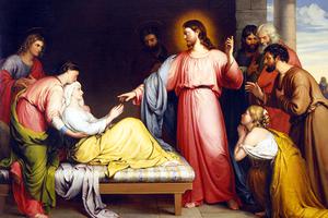 John Bridges, “Christ Healing the Mother of Simon Peter’s Wife,” 1839 John Bridges, “Christ Healing the Mother of Simon Peter’s Wife,” 1839