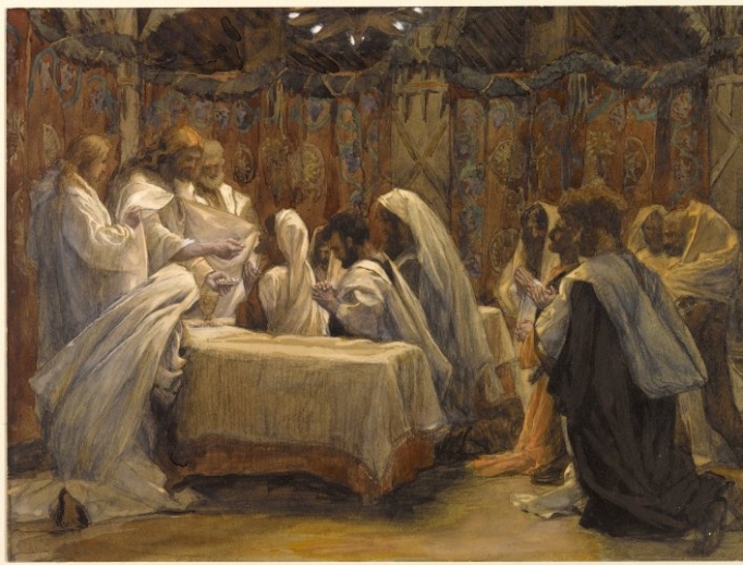 The Communion of the Apostles by James Tissot The Communion of the Apostles by James Tissot