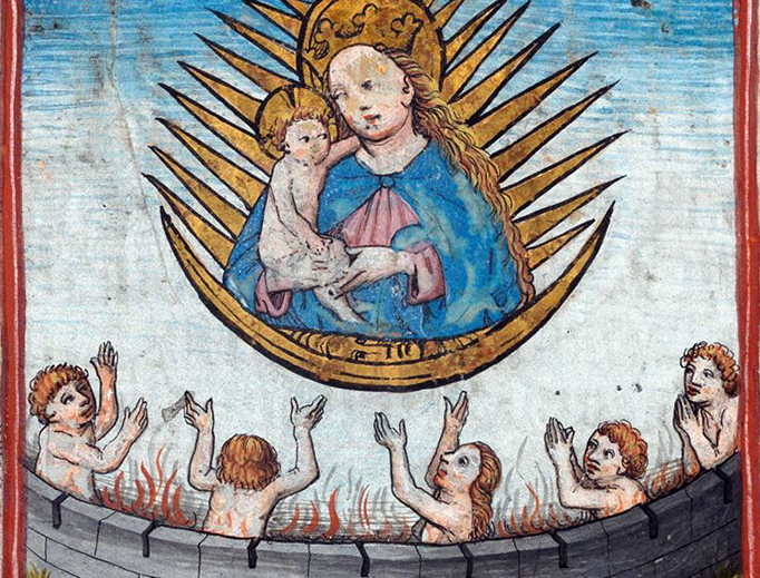 Detail from the Waldenburg Prayer Book, WLB Stuttgart, Cod. Brev. 12, fol. 84r (1486) Detail from the Waldenburg Prayer Book, WLB Stuttgart, Cod. Brev. 12, fol. 84r (1486)