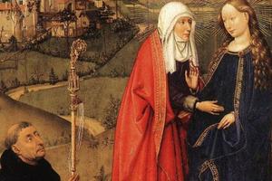 Jacques Daret, Visitation. Jacques Daret, Visitation.
