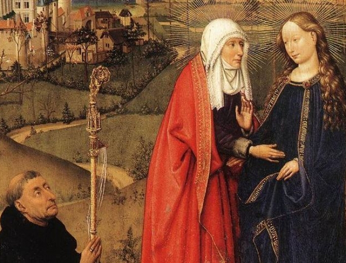 Jacques Daret, Visitation. Jacques Daret, Visitation.