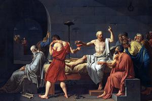 Jacques-Louis David, “The Death of Socrates,” 1787 Jacques-Louis David, “The Death of Socrates,” 1787