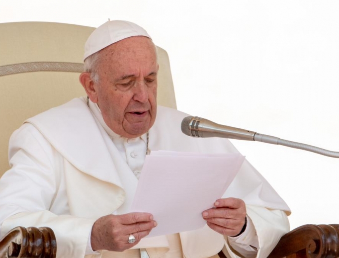 Pope Francis during his Weekly General Audience, May 22, 2019. Pope Francis during his Weekly General Audience, May 22, 2019.