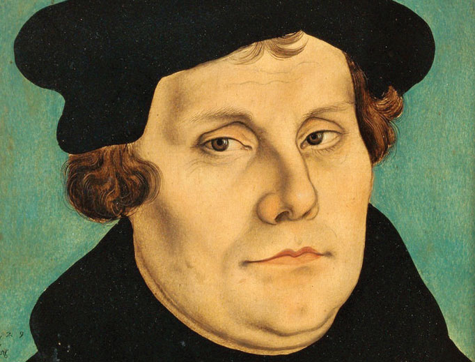 Martin Luther portrait by Lucas Cranach the Elder. Martin Luther portrait by Lucas Cranach the Elder.