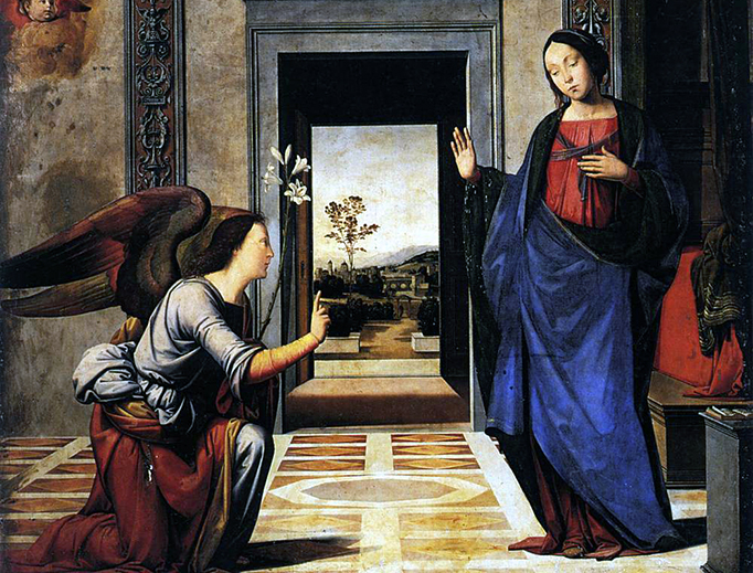 Fra Bartolomeo, “The Annunciation”, 1497 Fra Bartolomeo, “The Annunciation”, 1497