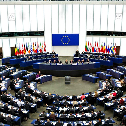 The European Parliament holds a plenary meeting in Strasbourg.
The European Parliament holds a plenary meeting in Strasbourg.
