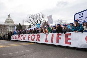 Crowds at the March for Life in Washington, D.C., Jan. 27, 2017. Crowds at the March for Life in Washington, D.C., Jan. 27, 2017.