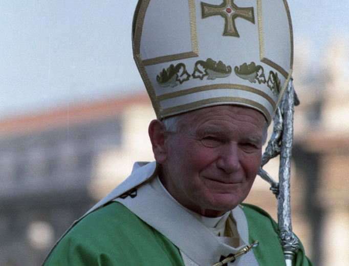 Pope John Paul II in 1991 Pope John Paul II in 1991