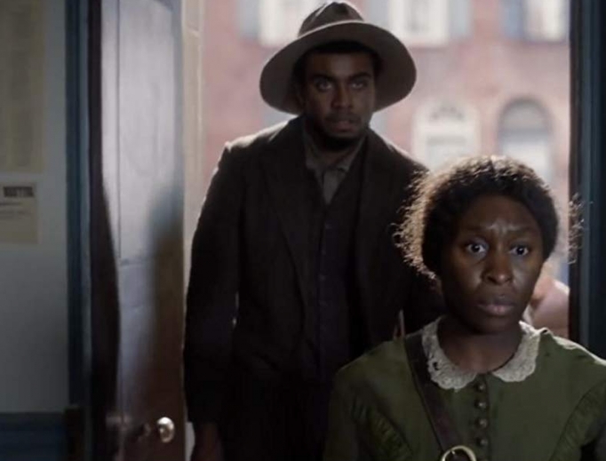 Cynthia Erivo and Joseph Lee Anderson in Harriet. Cynthia Erivo and Joseph Lee Anderson in Harriet.