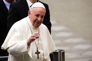 Pope Francis at the general audience Feb. 6. Pope Francis at the general audience Feb. 6.