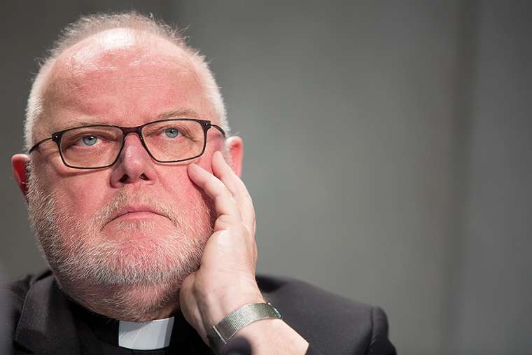 Cardinal Reinhard Marx of Munich and Freising at the Holy See Press Office Feb. 15, 2017. Cardinal Reinhard Marx of Munich and Freising at the Holy See Press Office Feb. 15, 2017.
