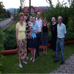 Sister Nancy Strillacci visits with her Polish family. Sister Nancy Strillacci visits with her Polish family.