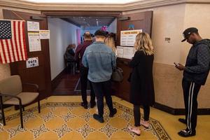 Young voters wait to cast their ballots during the Democratic presidential primary in Montgomery, Alabama, on Super Tuesday, March 3. Young voters wait to cast their ballots during the Democratic presidential primary in Montgomery, Alabama, on Super Tuesday, March 3.
