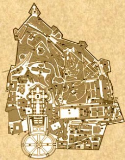 Vatican city-state map Vatican city-state map