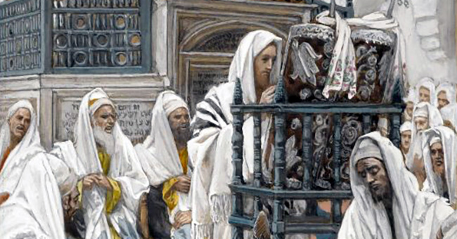James Tissot (1836-1902), “Jesus Unrolls the Scroll in the Synagogue” James Tissot (1836-1902), “Jesus Unrolls the Scroll in the Synagogue”