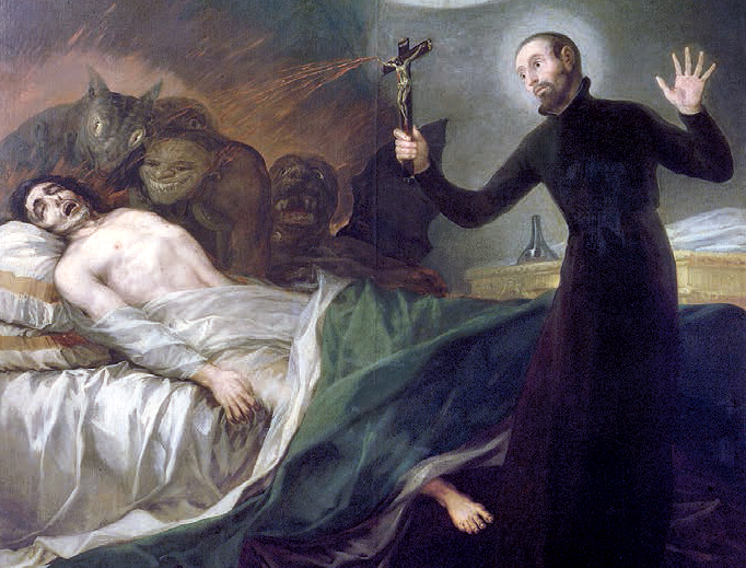 Francisco Goya, “St. Francis Borgia Helping a Dying Impenitent,” 1788 Francisco Goya, “St. Francis Borgia Helping a Dying Impenitent,” 1788