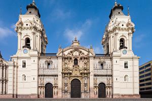 Cathedral in Lima. Cathedral in Lima.