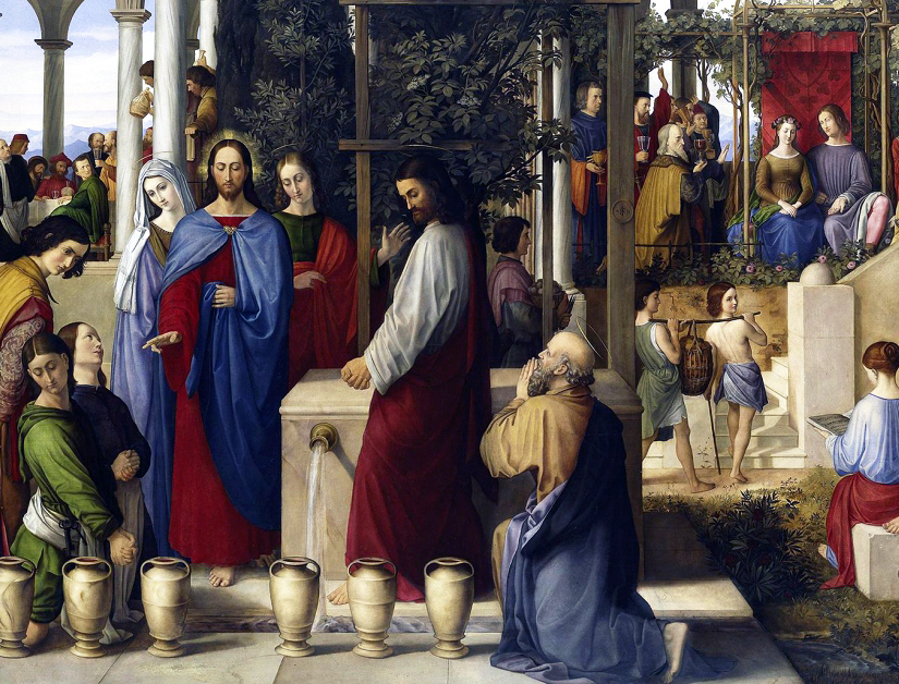 Julius Schnorr von Carolsfeld, ‘The Wedding Feast at Cana,’ 1819 Julius Schnorr von Carolsfeld, ‘The Wedding Feast at Cana,’ 1819
