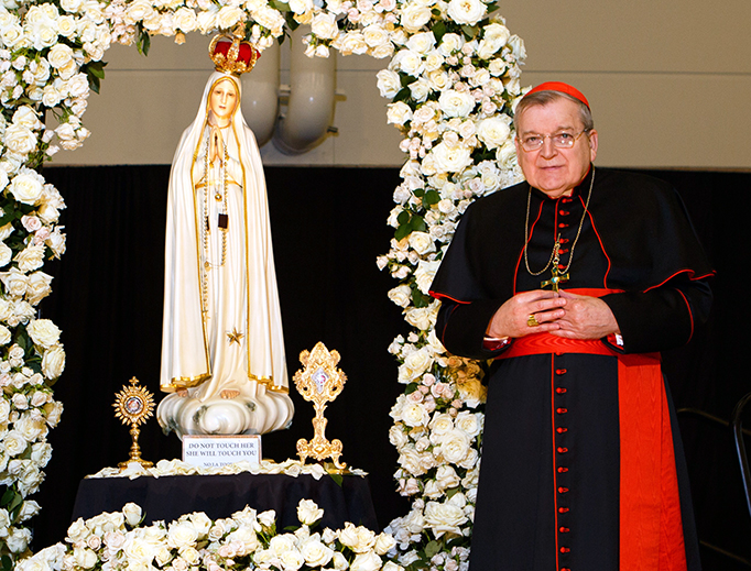 Cardinal Burke is main speaker at the Fatima Centennial Summit Cardinal Burke is main speaker at the Fatima Centennial Summit