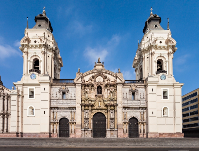 Cathedral in Lima. Cathedral in Lima.