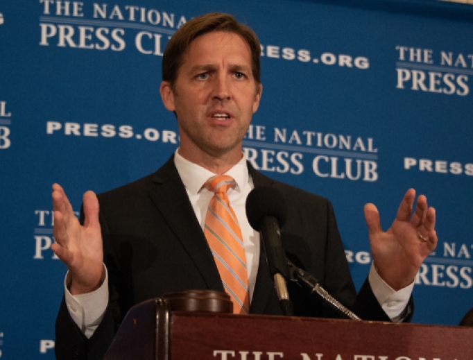 Senator Ben Sasse speaking at the National Press Club in Washington, D.C. Senator Ben Sasse speaking at the National Press Club in Washington, D.C.