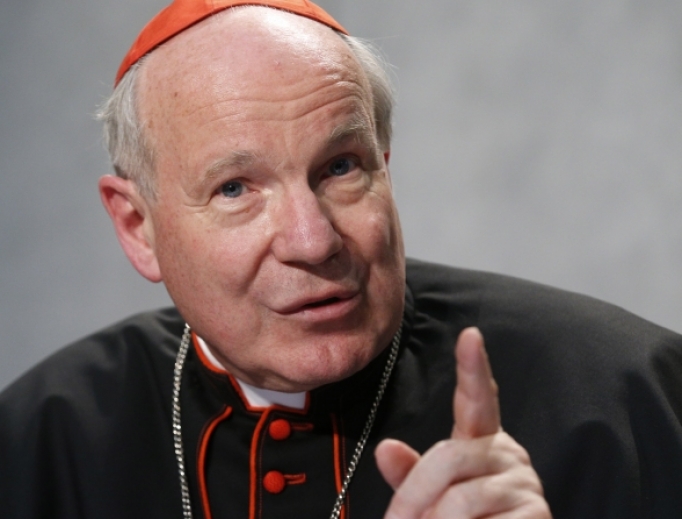 Cardinal Christoph Schönborn speaks at the launch of Amoris Laetitia at the Vatican April 8, 2016. Cardinal Christoph Schönborn speaks at the launch of Amoris Laetitia at the Vatican April 8, 2016.